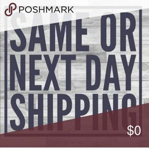 Everything ships same or next business day